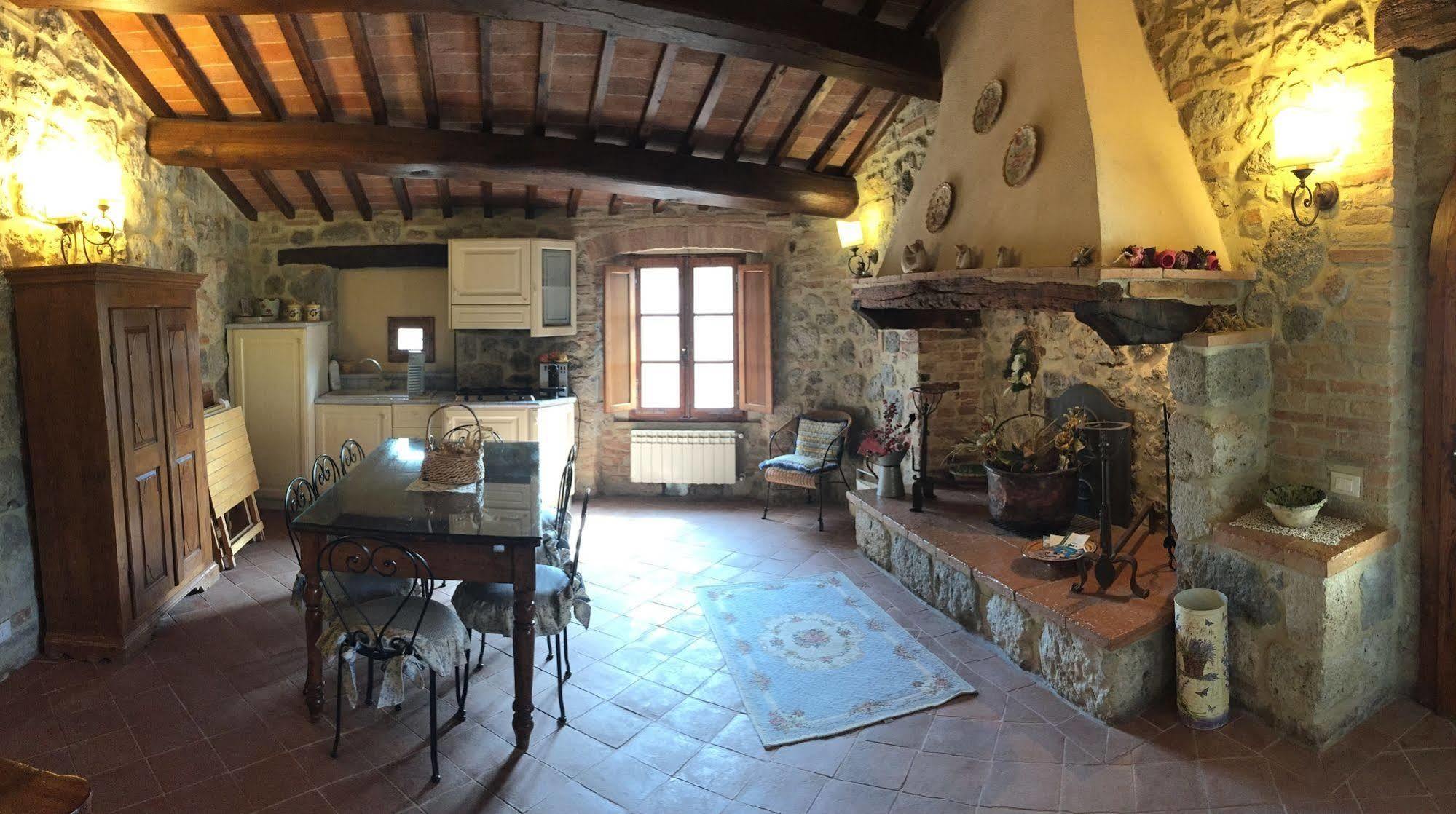 La Vecchia Corte San Gimignano Buitenkant foto